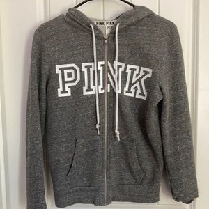 Victoria’s Secret Pink grey full zip jacket